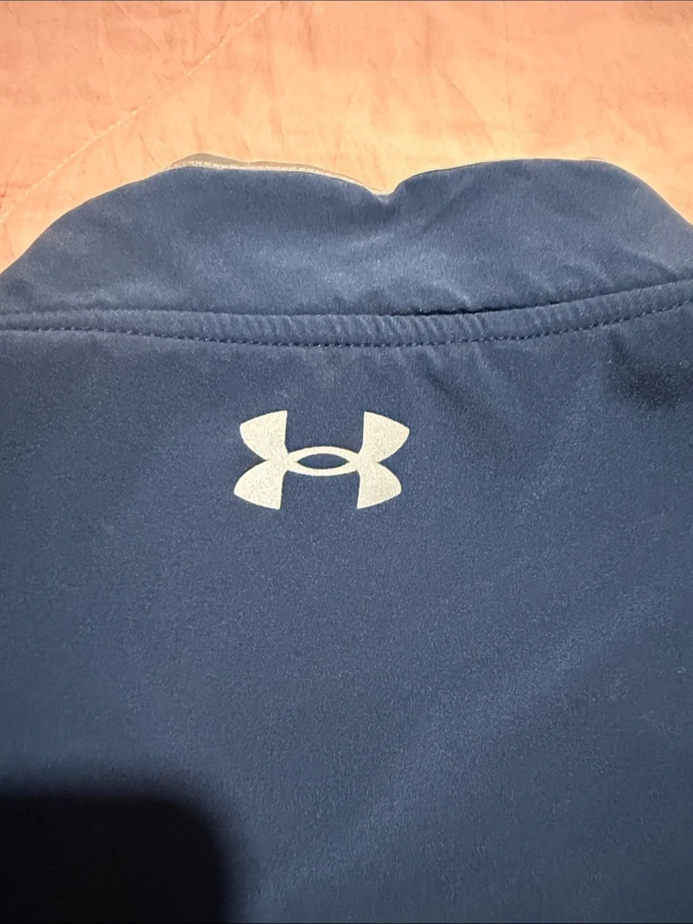 Under Armour Men’s Royal Blue and Navy Quarter-Zip Rash Guard